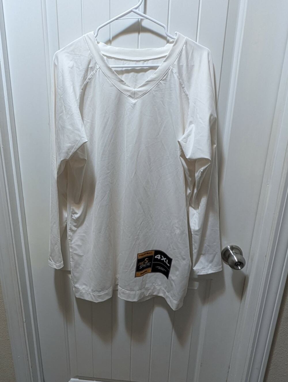 ProSphere White Women's Longsleeve Athletic Volleyball Jersey Size 4XL